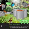 Afbeelding van KESSER® Tuinzak, set van 3 x 272 liter, inclusief handschoenen, zelfstaand, 4 handgrepen, stabiel, r