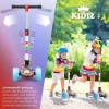 Afbeelding van KIDIZ® X-Pro2 kinderstep, driewieler met PU-led-lichtgevende wielen, kinderstep, opvouwbaar, in hoog