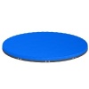 Afbeelding van Outsunny Rond Zwembadafdekking Ø 450 cm, Waterdicht met Veiligheidstouw, Blauw