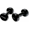Afbeelding van Tunturi Dumbbell set - 2 x 5,0 kg - Vinyl - Zwart - Inclusief gratis fitness app