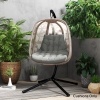 Afbeelding van Outsunny Zitkussen van polyester, schuim - 120L x 100B x 8D cm - Grijs