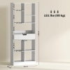 Afbeelding van HOMCOM Staande Boekenkast met 9 Planken en 1 Lade - Wit 60 x 26 x 158 cm