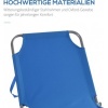 Afbeelding van Outsunny Blau Metalen Ligstoel van Polyester