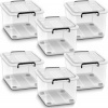 Afbeelding van Tillvex - Set van 6 Opbergdozen met Deksel - 88 Liter - Voedselveilig en Stapelbaar