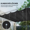 Afbeelding van Outsunny - Vervangend dak - 3 x 2,15 m - Polyester - Donkergrijs