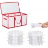Afbeelding van Kerstballen opbergbox - 128 vakken - verstelbare schotels - kerstballen organizer