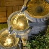 Afbeelding van Outsunny Tuinfontein 31cm x 27cm x 57cm - Donkergrijs