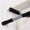 Afbeelding van HOMCOM Optrekstang van staal, schuim en PE, 92L x 40B x 17H cm, Zwart