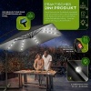 Afbeelding van Tillvex Rechthoekige Aluminium Parasol 330 cm met Afdekking en Windbescherming