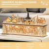 Afbeelding van HOMCOM Kerstdorp met LED-verlichting 830-516V00