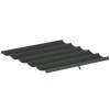 Afbeelding van Outsunny Vervangend waterdicht dak voor pergola 3 x 3 m, donkergrijs, met regenafvoergaten