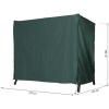 Afbeelding van Outsunny Waterdichte beschermhoes voor tuinschommel Oxford groen 84B-445