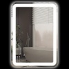 Afbeelding van HOMCOM Badspiegel met Verlichting 50 x 70 cm met 3 Lichtkleuren Zilver