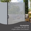 Afbeelding van Kesser® zijluifel, uittrekbare luifel, 300 x 160 cm, ondoorzichtig, privacy- en windscherm voor tuin