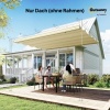 Afbeelding van Outsunny vervangend waterdicht dak voor 3x3 m pergola, crème wit, 250 x 255 cm