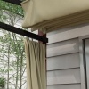 Afbeelding van Outsunny Pergola met zijwanden en schuin dak 84C-475V00