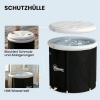 Afbeelding van Outsunny IJsbadkuip - Polyester - Ø78 x 71H cm - Zwart