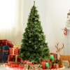 Afbeelding van HOMCOM Kerstboom PET, Metaal Ø90 x 210H cm Groen