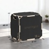 Afbeelding van SPORTNOW Springbox Meerlagenplaat 51L x 48B x 41H cm Zwart