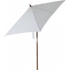 Afbeelding van Outsunny Parasol van Tannenhout, Bamboe, Polyester - Crèmewit - L200 x B150 x H235 cm