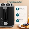 Afbeelding van HOMCOM Waterkoker en Broodrooster Set Roestvrijstaal 1,7L Zwart met 7 Bruiningsniveaus