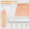 Afbeelding van Sinnlein® verwarmde fleece onderlegger 190 x 80 cm | TÜV GS-gecertificeerd | 3 temperatuurstanden
