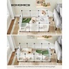 Afbeelding van SONGMICS Caviaverblijf met bodempanelen, 125 x 63 x 42 cm