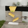 Afbeelding van Outsunny Zandbak van Tannenhout 154L x 80B x 60H cm - Grijs