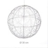 Afbeelding van LED kerstlichtbol - Ø 30 cm - Batterijen niet inbegrepen