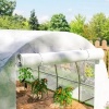 Afbeelding van Outsunny Kweekkas Bedekking-PE-400L x 300B x 200H cm-Wit