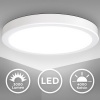 Afbeelding van B.K.Licht Plafondlamp - Wit - Metalen frame - Ø38cm - LED - 4.000K - 3.000Lm - 24W