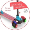 Afbeelding van Chillafish Kinderstep 3 Jaar - Blauw Rood - Lichtgewicht met LED wielen en afneembaar stuur