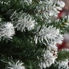 Afbeelding van HOMCOM Kunstkerstboom Ø 55 x 150 cm met 464 pvc-punten en 28 ananasdecoraties
