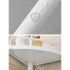Afbeelding van Songmics Uitschuifbaar Hoekrek, Wit, Voor Douche en Handdoeken, 85-305 cm