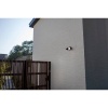 Afbeelding van LUTEC Shrimp - LED wandlamp voor buiten met sensor - 1700Lm - Mat zwart