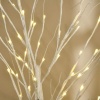 Afbeelding van HOMCOM LED Lichterboom 180 cm met 96 warmwitte LEDs, IP44 voor binnen en buiten, kunstkerstboom