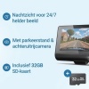 Afbeelding van Living Needs Dashcam - Dashcam voor auto - Dashcam- Voor en achter camera - Full HD - Achteruitrijca