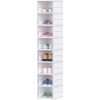 Afbeelding van HOMCOM - Schoenendozen - Kunststof, ABS - 35x26x140 cm - Wit