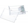 Afbeelding van LED lichtkrans - Ø 30 cm - binnen raamdecoratie - hangend - sfeerlamp op batterijen - zilver