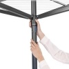 Afbeelding van Brabantia Topspinner Waslijn - 40 m - met Grondanker en Beschermhoes - Antraciet