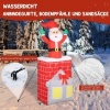 Afbeelding van Outsunny Opblaasbare Kerstman 80L x 90B x 210H cm Meerkleurig van Polyester