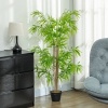 Afbeelding van Outsunny - Kunstplant met pot - Voor binnen en buiten - Groen