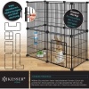 Afbeelding van KESSER® Konijnenren Konijnenhok - Knaagdieren Ren Kooi voor Cavia Hamster Dwergkonijn Konijn en Pupp