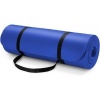 Afbeelding van Donkerblauwe yogamat van 1 cm dik