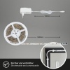 Afbeelding van Briloner Leuchten LED SUPERLINE - 5m RGB LED-strip met afstandsbediening en 164 kleuren