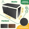 Afbeelding van KESSER® Opbergbox 290 Liter Kussenbox 114 cm x 60 cm x 47 cm inklapbaare Tuinkist - Antraciet