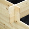 Afbeelding van Outsunny verhoogde plantenbak van dennenhout - natuurlijk hout