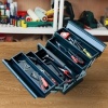 Afbeelding van DURHAND gereedschapskoffer - 5 vakken - staal - 57 x 21 x 41 cm - groen