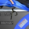 Afbeelding van HOMCOM Trampolin Randabdekking Ø244 cm, Veiligheidsnet en vervangingen voor tuintrampolines, Blauw