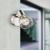 Afbeelding van Verplaatsbare chroom leeslamp voor woonkamer of slaapkamer met kooi ontwerp